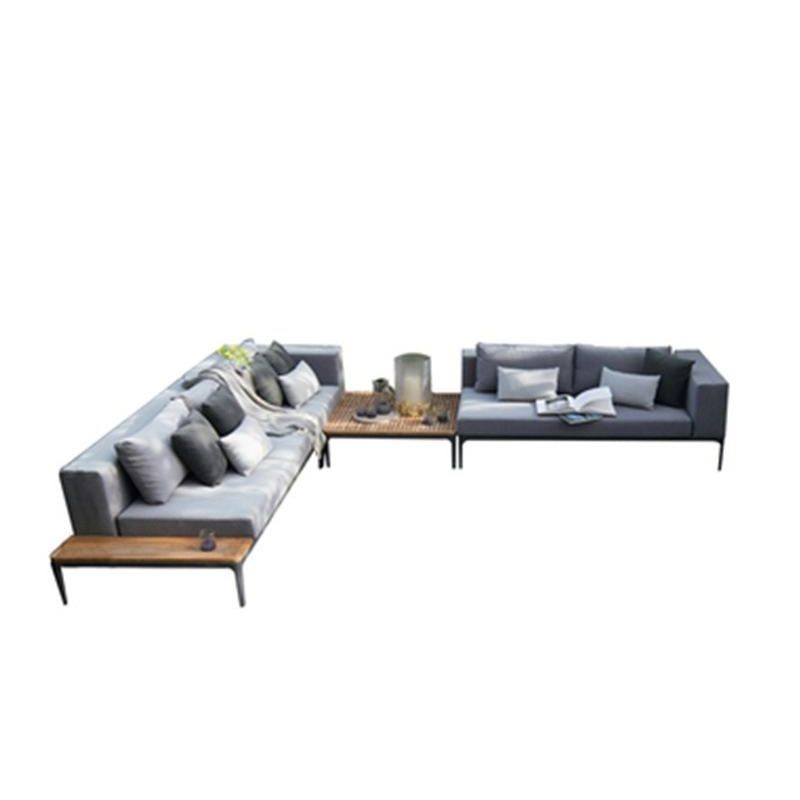 戶外沙發套裝 | 單件 | 鋁合金 柚木