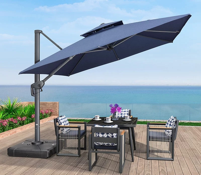 專業款 Sunbrella 3.5米方形太陽傘（11cm傘桿）兩色可選 SUN049