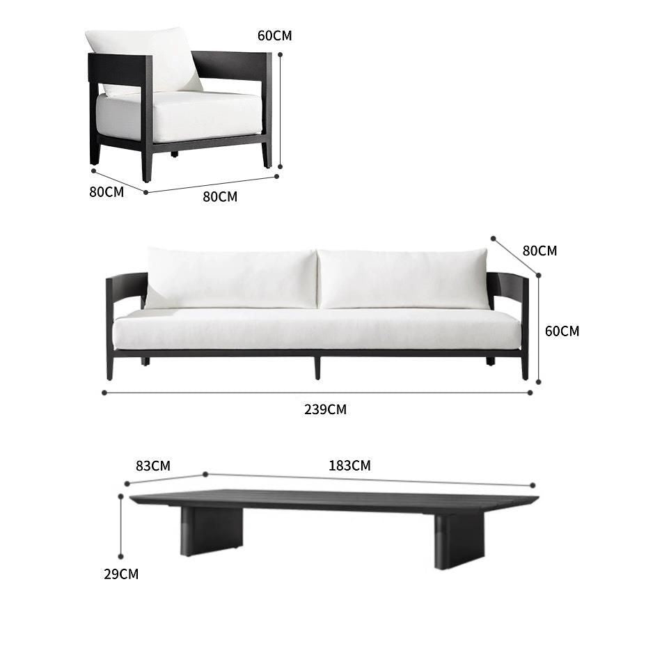 戶外沙發組合 鋁合金 SUNBRELLA布