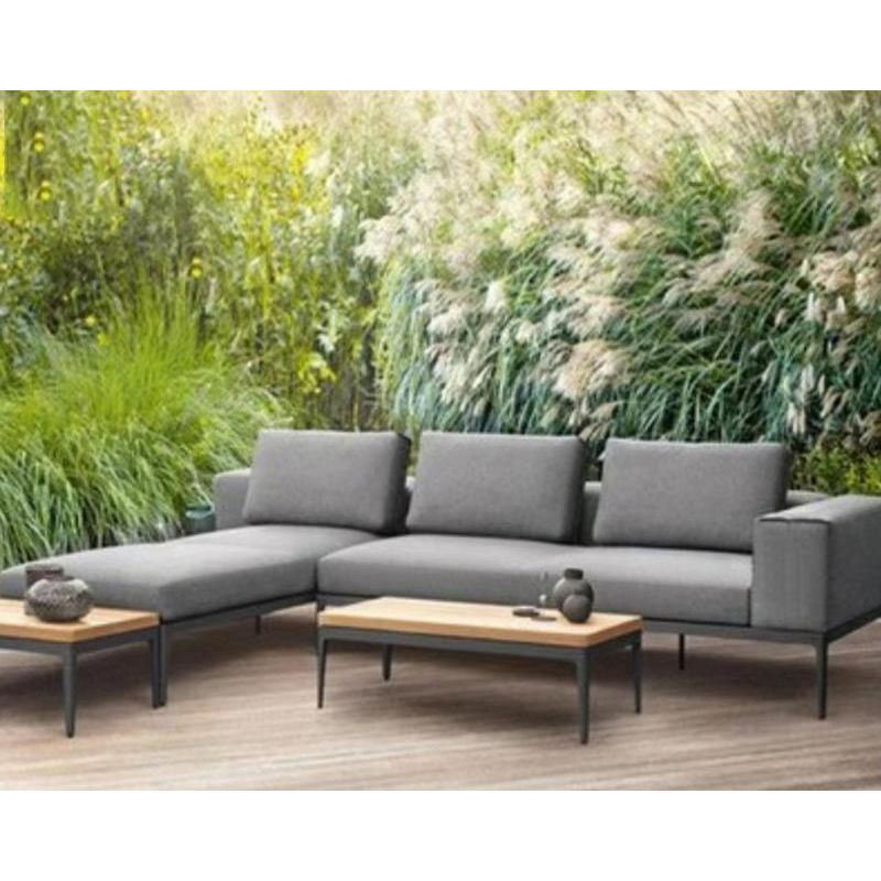 戶外沙發套裝 | 單件 | 鋁合金 柚木