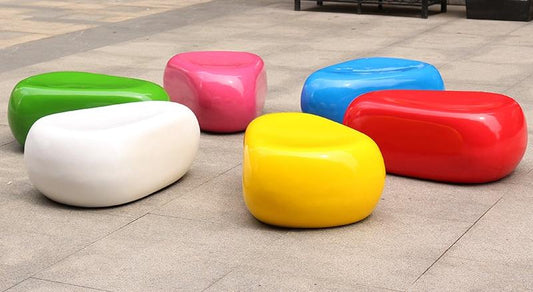 玻璃鋼卵石造型座位