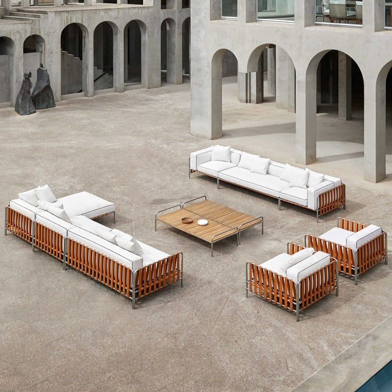 戶外沙發套裝 | 單件 | 鋁合金 | PE藤 | 茶几 |