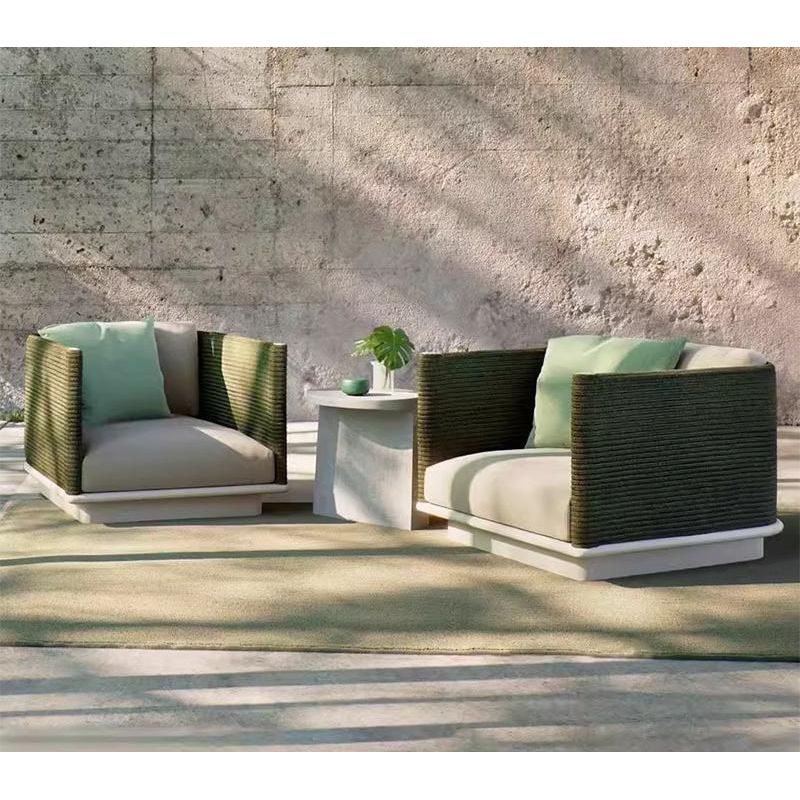 戶外沙發套裝 |單件|  茶几 鋁合金 繩編