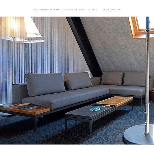 戶外沙發套裝 | 單件 | 鋁合金 柚木