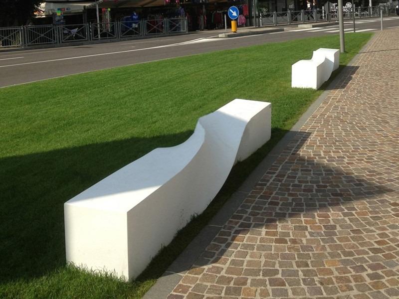 玻璃鋼波浪造型長椅