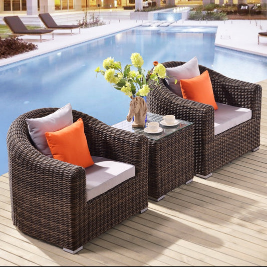 戶外沙發套裝 | 單件 | PE藤 藤編 | 沙發茶几 |