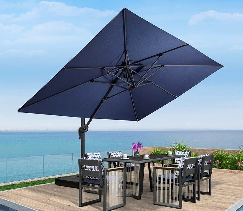 專業款 Sunbrella 3×4米長方形太陽傘（11cm傘桿）兩色可選 SUN050