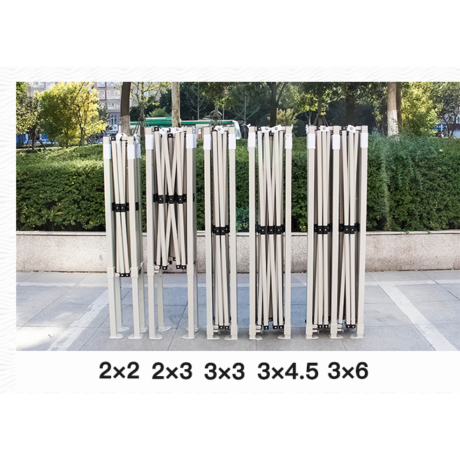 40mm White Iron Frame Pop-Up Canopy Tent