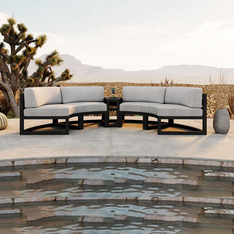 户外沙發套裝 | 單件 | 藤/鋁合金沙發茶几 | 藤編藤椅 | 全圓半圓 |