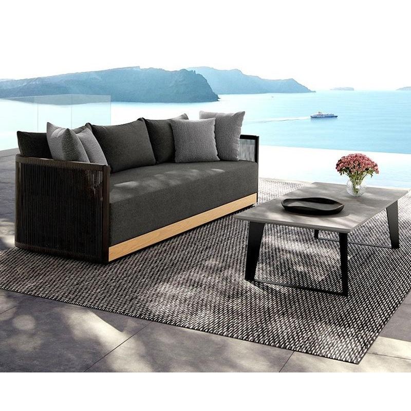 戶外沙發套裝 | 單件 | 鋁合金 繩編 | 茶几邊几