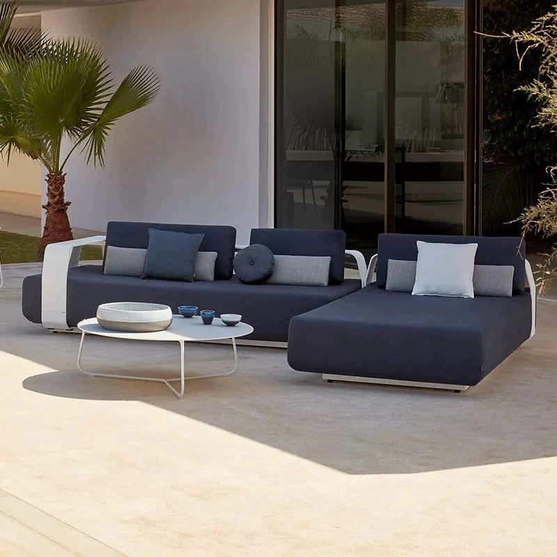 戶外沙發套裝 | 單件 | 鋁合金 大理石 茶几 沙發床