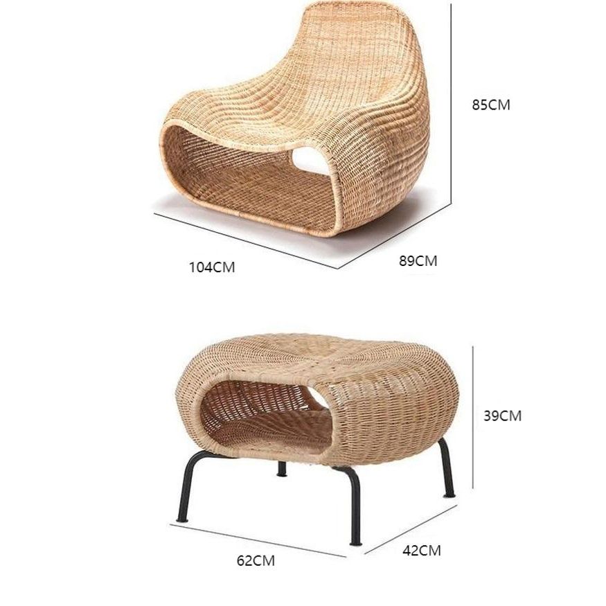 户外沙發套裝 | 單件 | 藤編 | 藤椅 | 腳踏 | 茶几 |