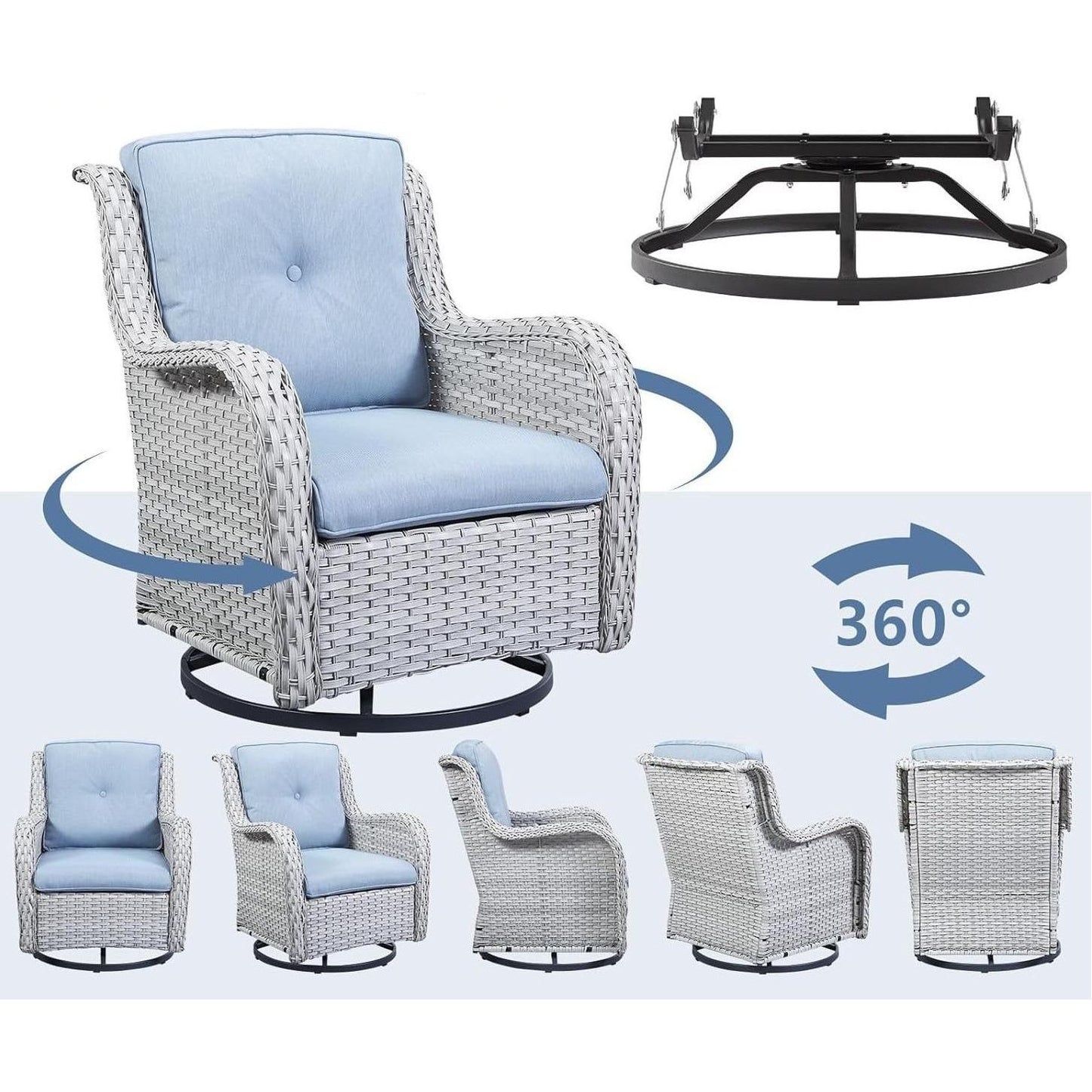 户外沙發套裝 | 單件 | 藤編 | 藤椅 | 茶几 |