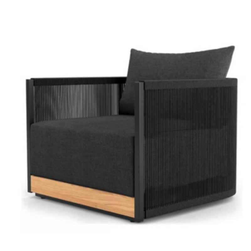 戶外沙發套裝 | 單件 | 鋁合金 繩編 | 茶几邊几