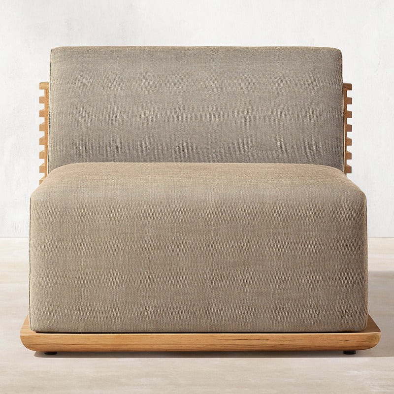 戶外防水沙發套裝 | 單件 | 柚木 拉絲做舊 | 餐檯椅 沙發 | SUNBRELLA布