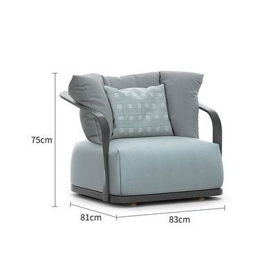 戶外沙發套裝 | 單件 | 鋁合金 大理石 茶几 沙發床