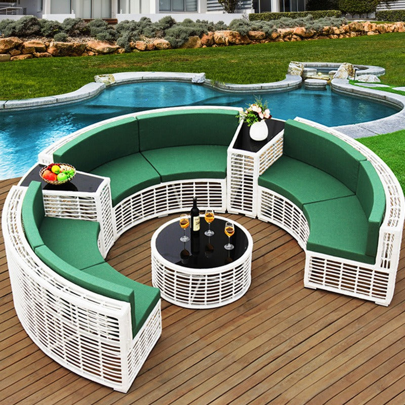 户外沙發套裝 | 單件 | 藤沙發茶几 | 藤編藤椅 | 圓形 |