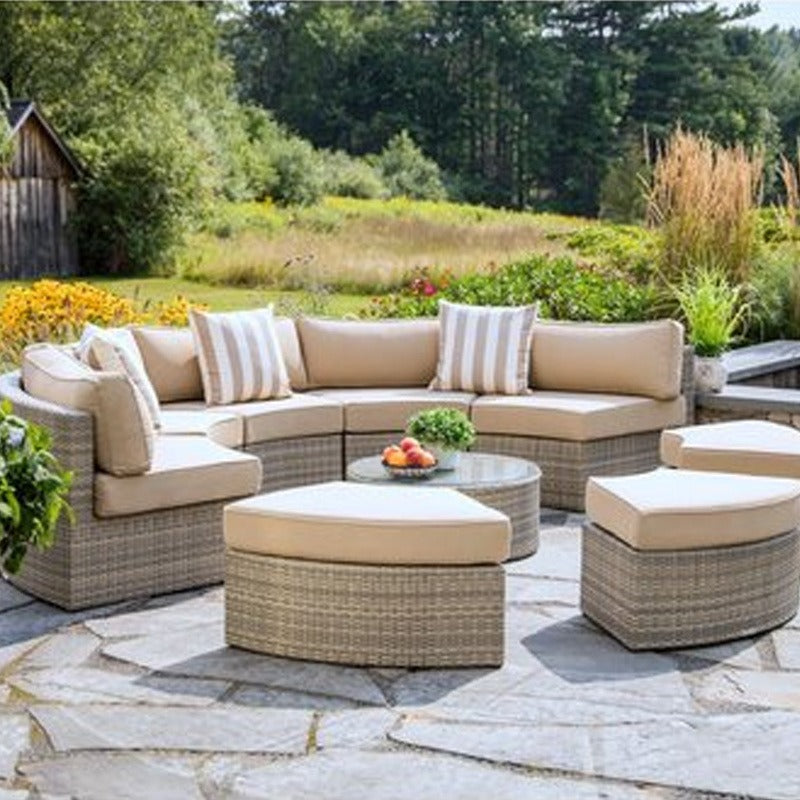 户外沙發套裝 | 單件 | 藤沙發茶几 | 藤編藤椅 | 圓形 |