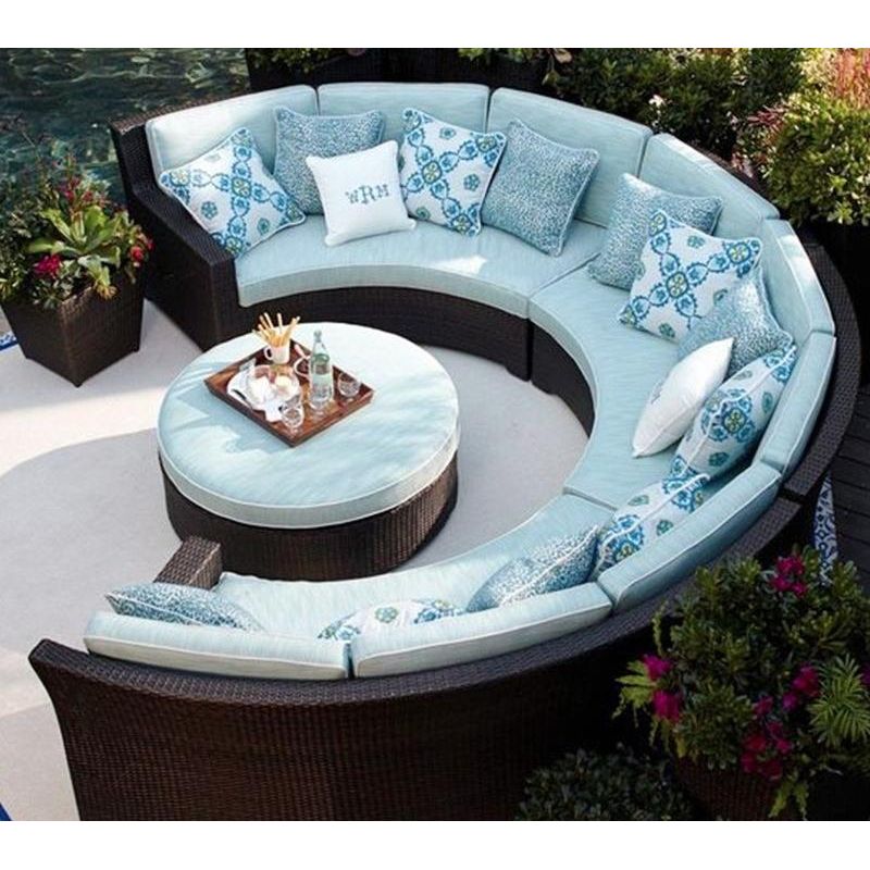 户外沙發套裝 | 藤沙發茶几 | 藤編 | 藤椅 | 圓形 |