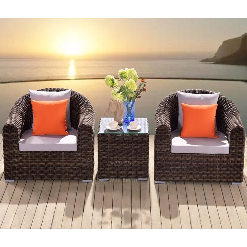 戶外沙發套裝 | 單件 | PE藤 藤編 | 沙發茶几 |