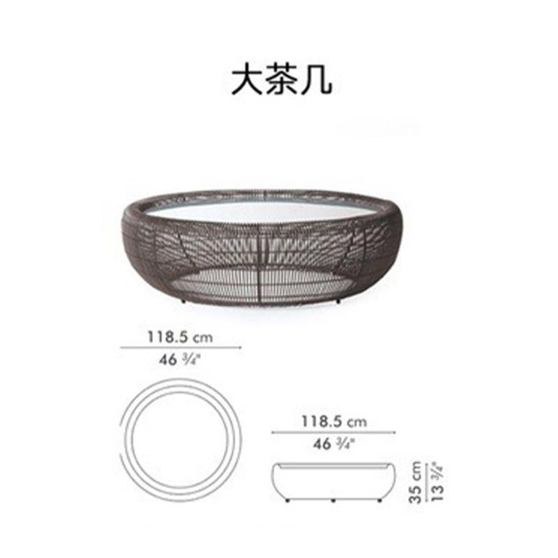 户外沙發套裝 | 單件 | 藤編 | 藤椅 | 茶几 | 鳥巢 |