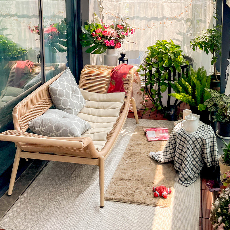 Outdoor Rope-Woven Chaise Lounge & Sofa Chair Series LCH001 | Patio Combos