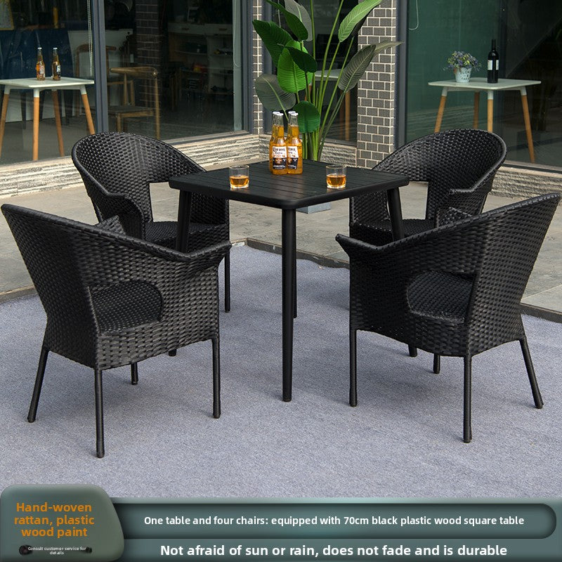 Outdoor PE Rattan Dining Set TC095