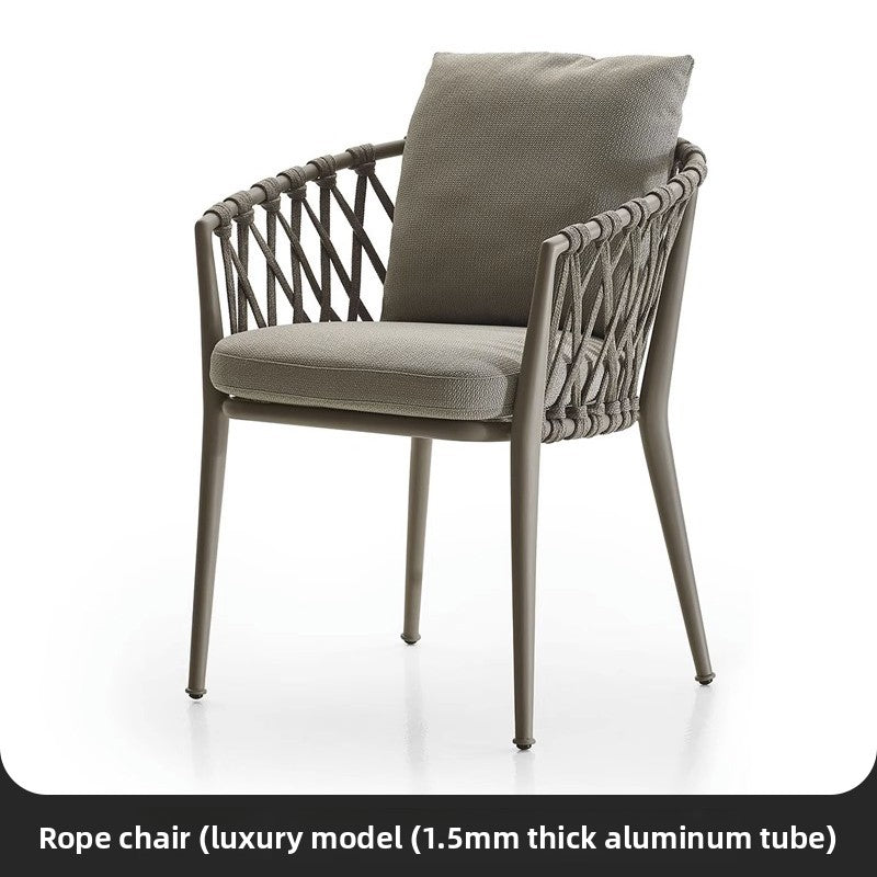 Nordic Outdoor Rope Weave Dining Set TC098