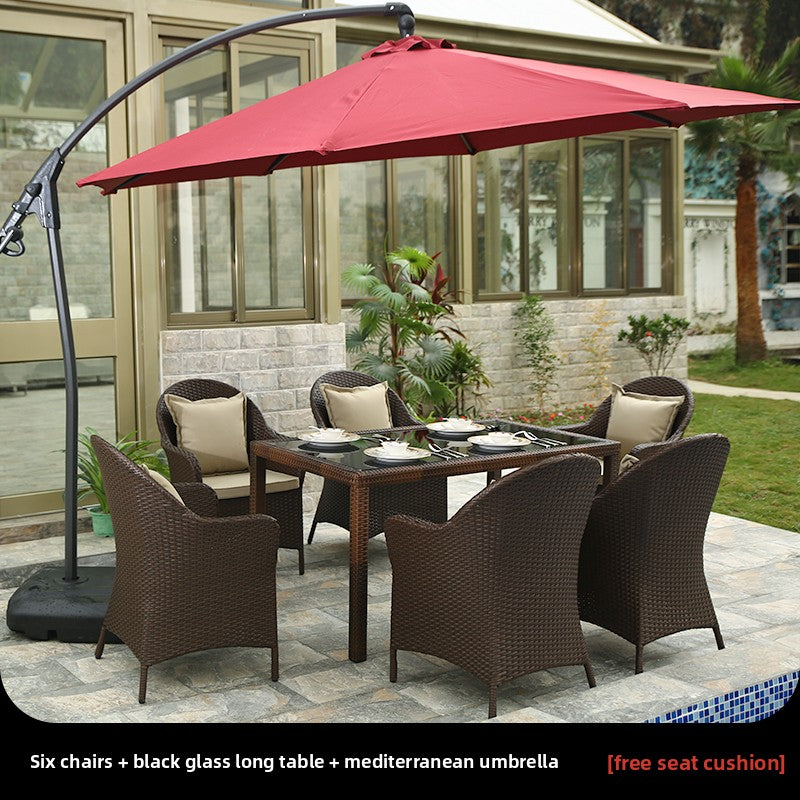 Outdoor PE Rattan Dining Set TC100