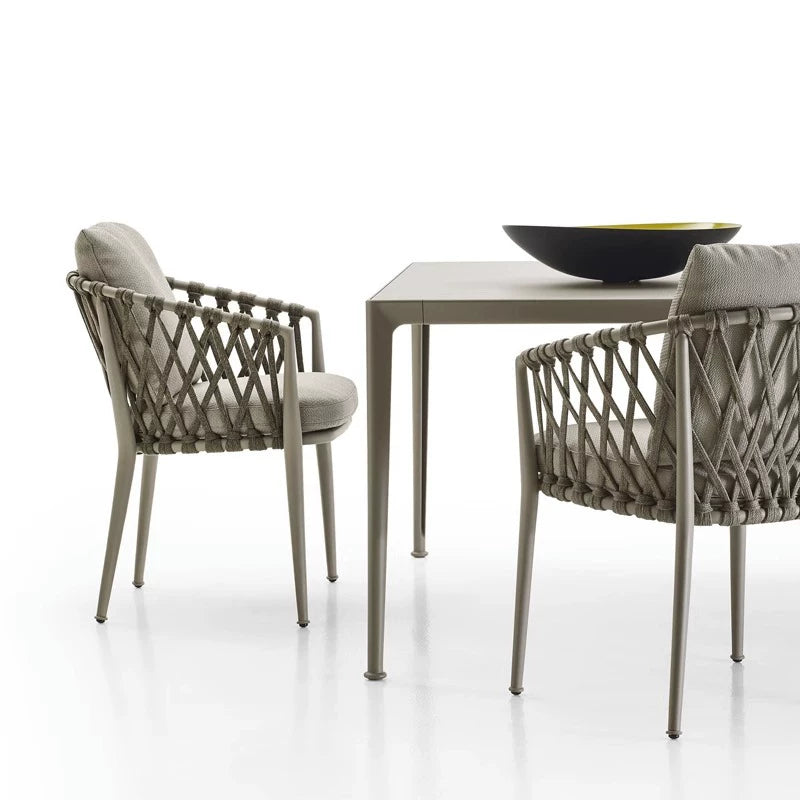Nordic Outdoor Rope Weave Dining Set TC098