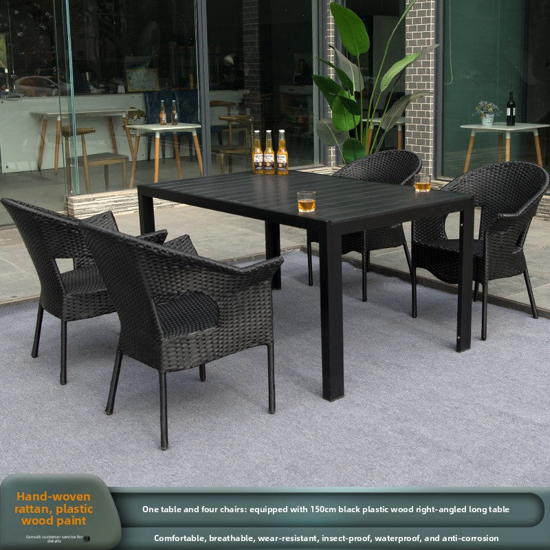 Outdoor PE Rattan Dining Set TC095