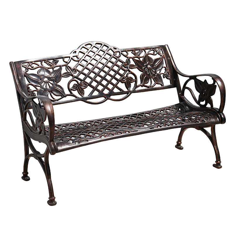 Detachable Cast Aluminum Outdoor Park Bench 117cm Multi-Colour EFWB-037