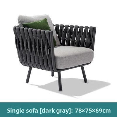 PE藤帶沙發+餐椅+躺床 戶外套裝（可單件購買）SOFA139