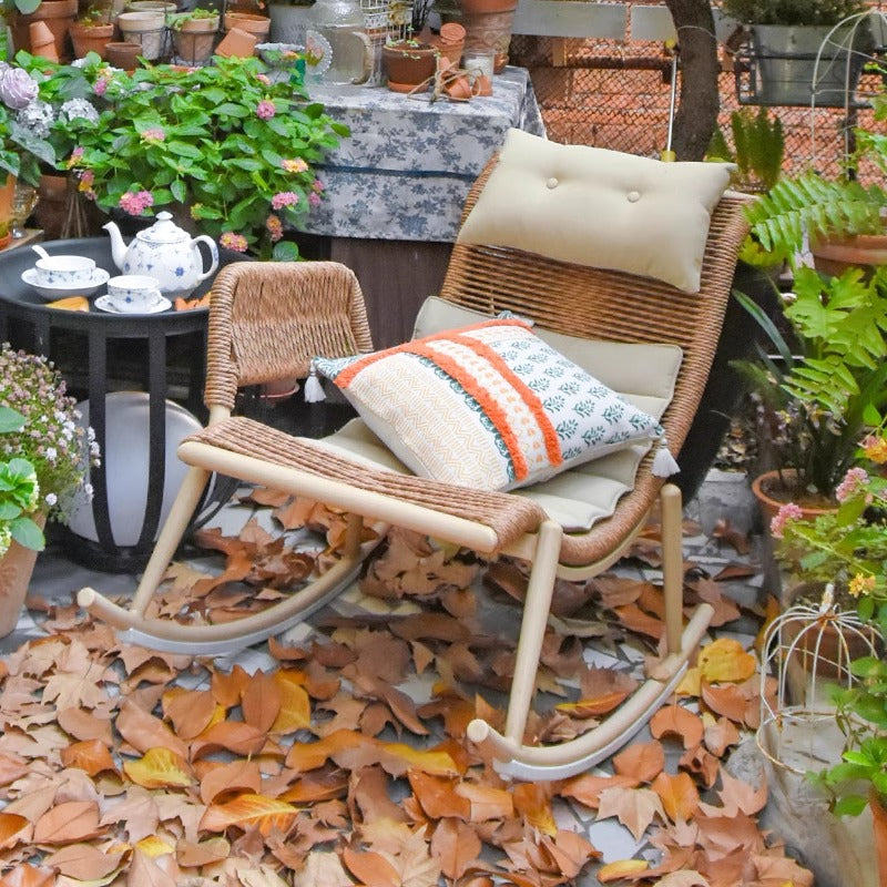 Outdoor Rope-Woven Chaise Lounge & Sofa Chair Series LCH001 | Patio Combos