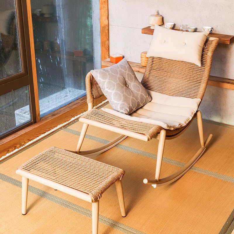 Outdoor Rope-Woven Chaise Lounge & Sofa Chair Series LCH001 | Patio Combos