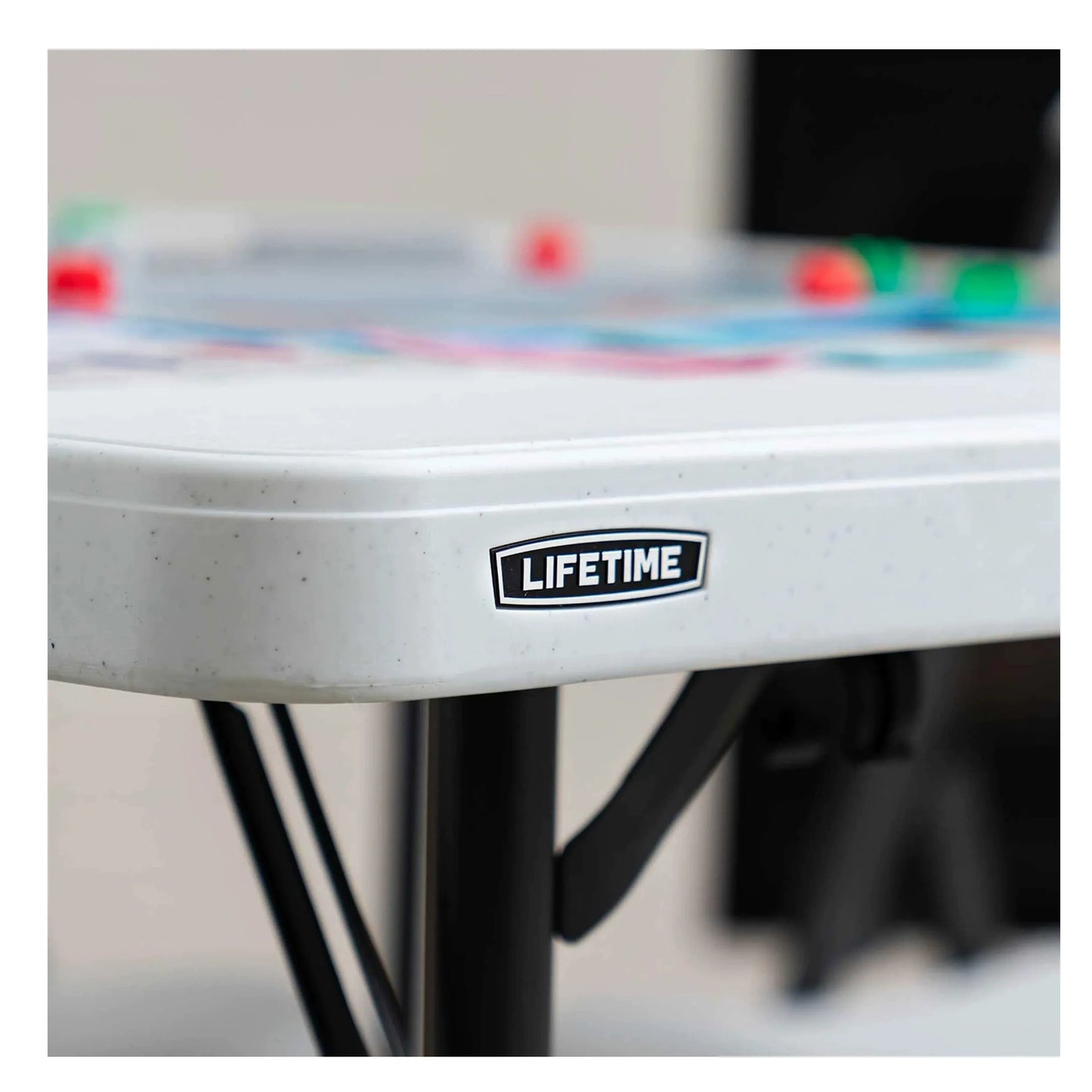 美國 Lifetime HDPE桌子 94cm方桌 折疊款 Lifetime-Table-04