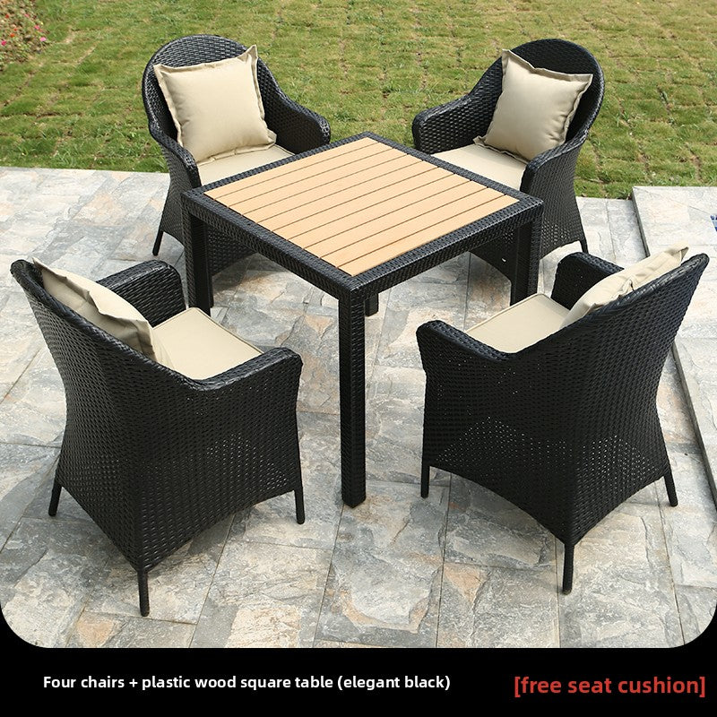 Outdoor PE Rattan Dining Set TC100