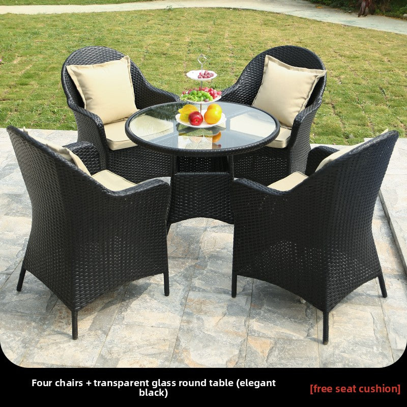 Outdoor PE Rattan Dining Set TC100