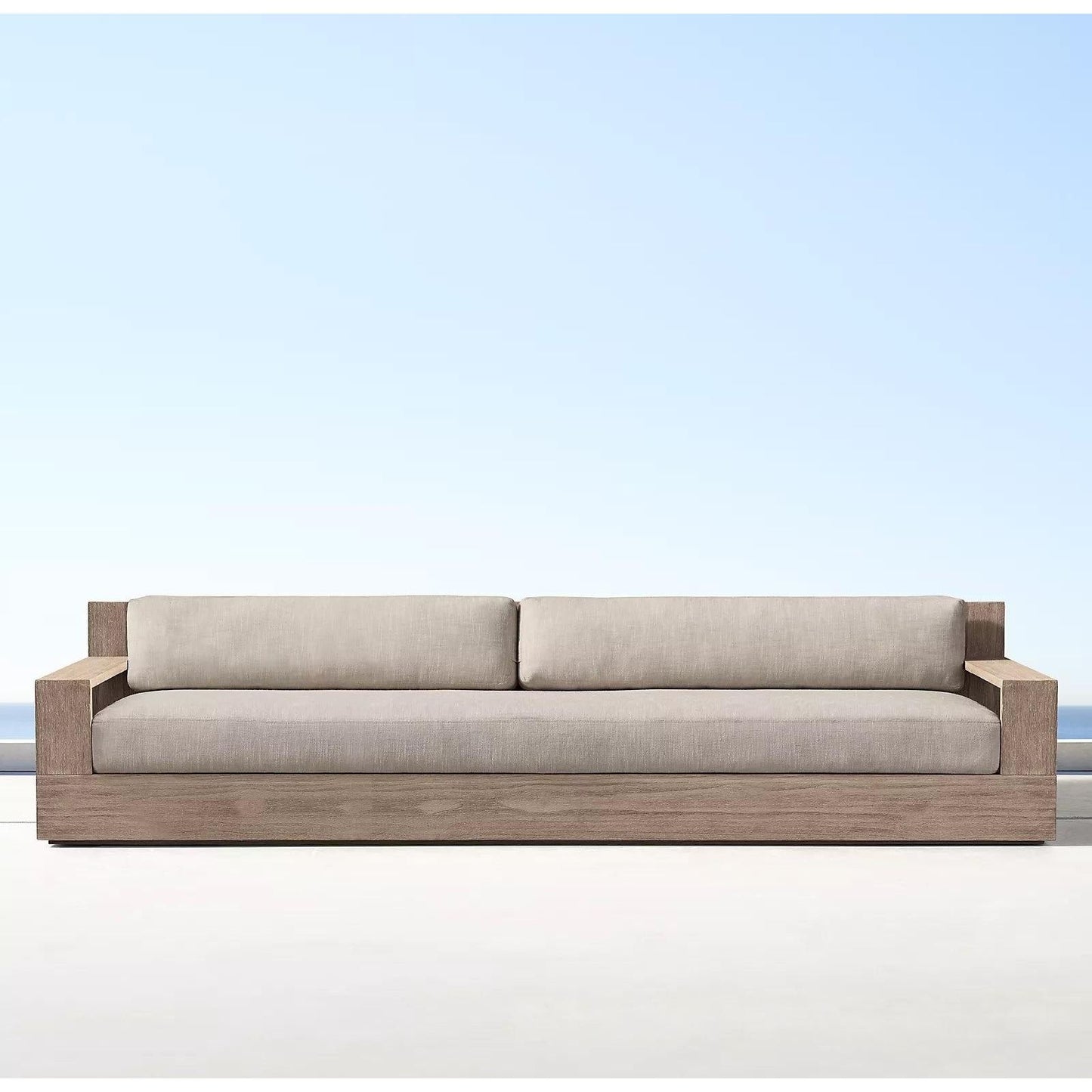 户外沙發套裝 | 單件 | 柚木 | 腳踏 |