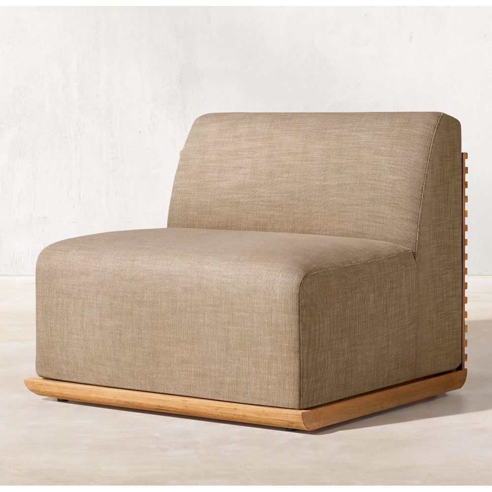 戶外防水沙發套裝 | 單件 | 柚木 拉絲做舊 | 餐檯椅 沙發 | SUNBRELLA布