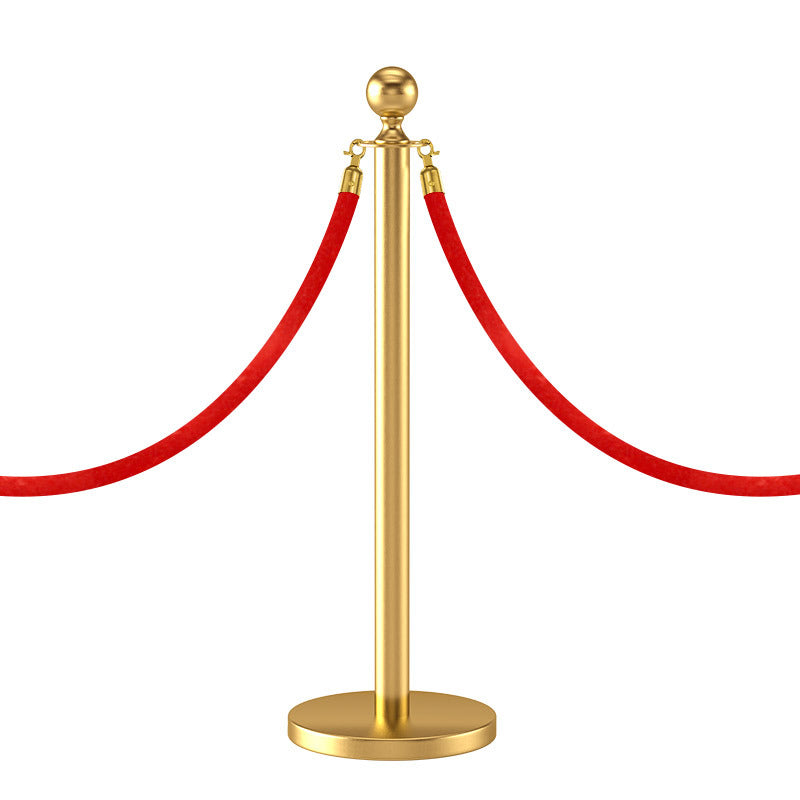 Stainless Steel Retractable Belt Stanchion — Queue Barrier / VIP Post 90cm, 7 Options QS024