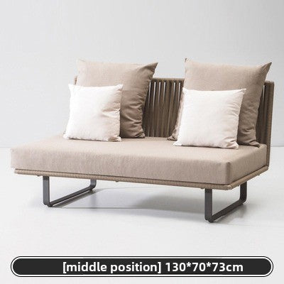 戶外PE藤編鋁架沙發組合套裝 SOFA133 細節特寫 2