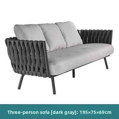 PE藤帶沙發+餐椅+躺床 戶外套裝（可單件購買）SOFA139