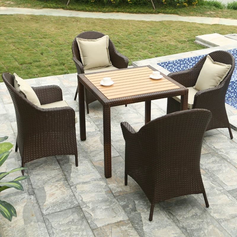 Outdoor PE Rattan Dining Set TC100