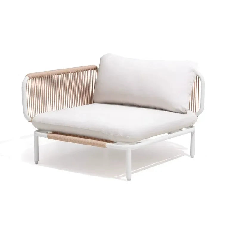 戶外北歐風PE藤編沙發套裝 SOFA130 尺寸比例參考 2