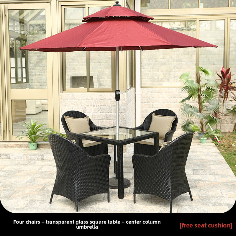 Outdoor PE Rattan Dining Set TC100
