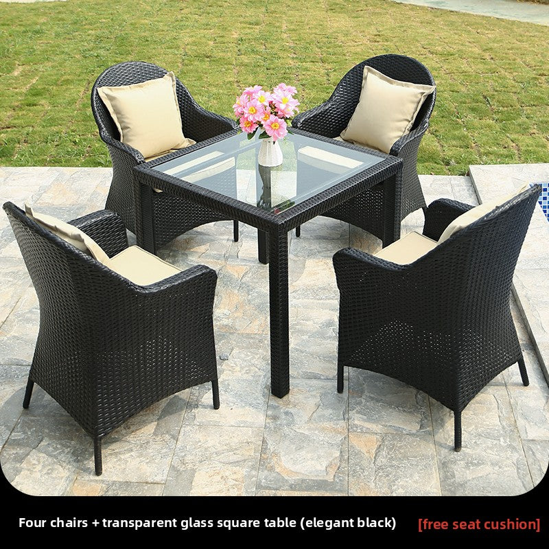 Outdoor PE Rattan Dining Set TC100