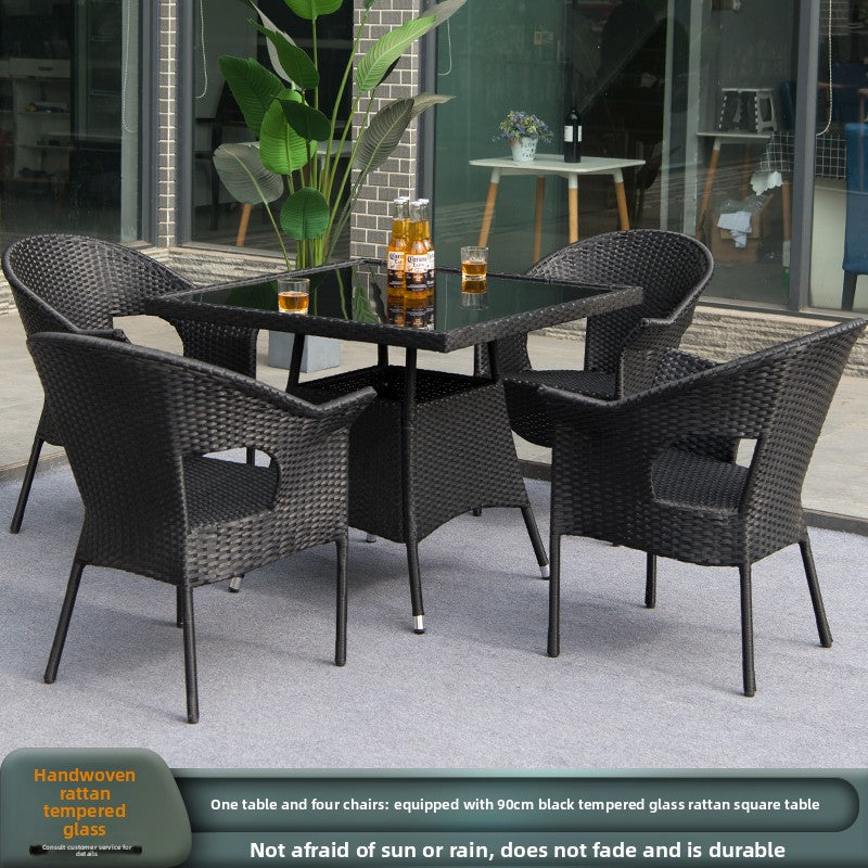 Outdoor PE Rattan Dining Set TC095
