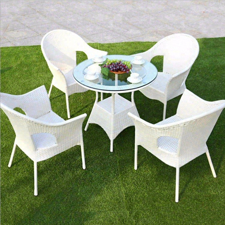 Outdoor Rattan Dining Table and Chair Set TC087
