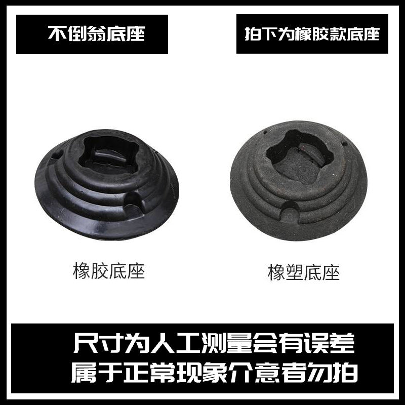 不倒翁警示柱pu反光彈力立柱道路隔離柱護欄可拆卸路障警示防撞柱 TCH00053-1